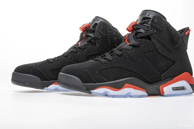 Jordan 6 Air Retro Infrared Black 384664-060 1009